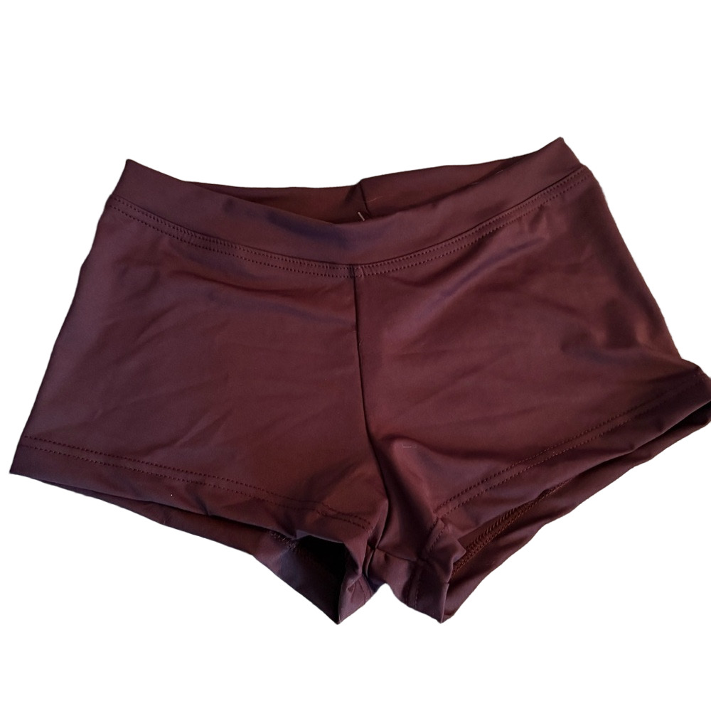 NWT Capezio Dark Purple Dance Athletic Boy Short Shorts Women’s Small